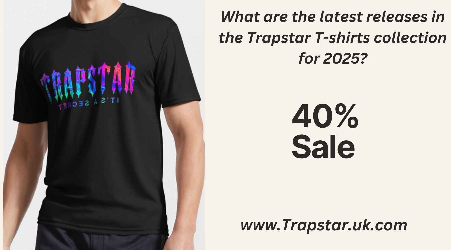 What are the latest releases in the Trapstar T-shirts collection for 2025