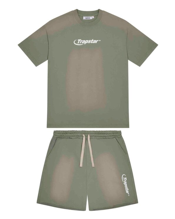 Trapstar Hyperdrive Fade Shorts Set Grey