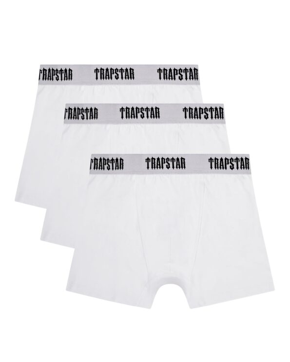 Trapstar 3-Pack Boxer Shorts White