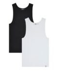 Trapstar Foundation Two Pack Vest Black/White