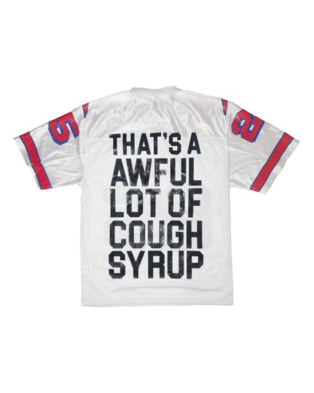 Trapstar x Cough Syrup NFL Jersey White
