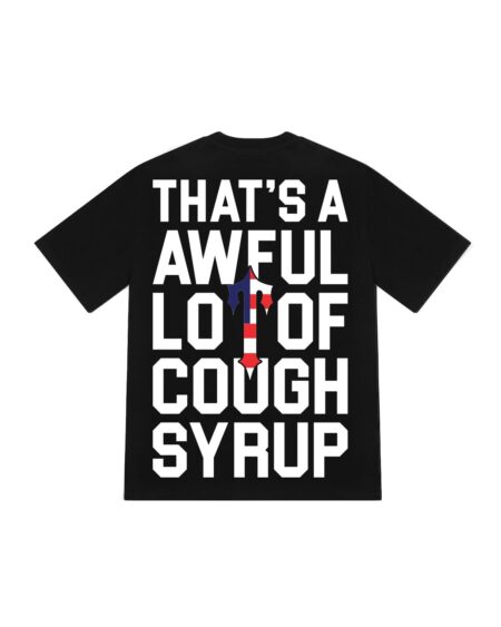 Trapstar x Cough Syrup International Shutdown Print Tee Black