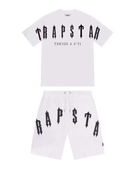 Trapstar Arch Chenille Decoded 2.0 Tee White/Black