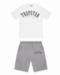 Trapstar Irongate Camo White and Grey Shorts Set