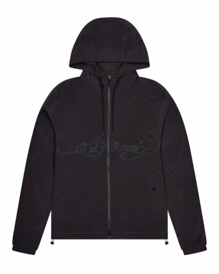 TRAPSTAR X ED HARDY WINDBREAKER – BLACK