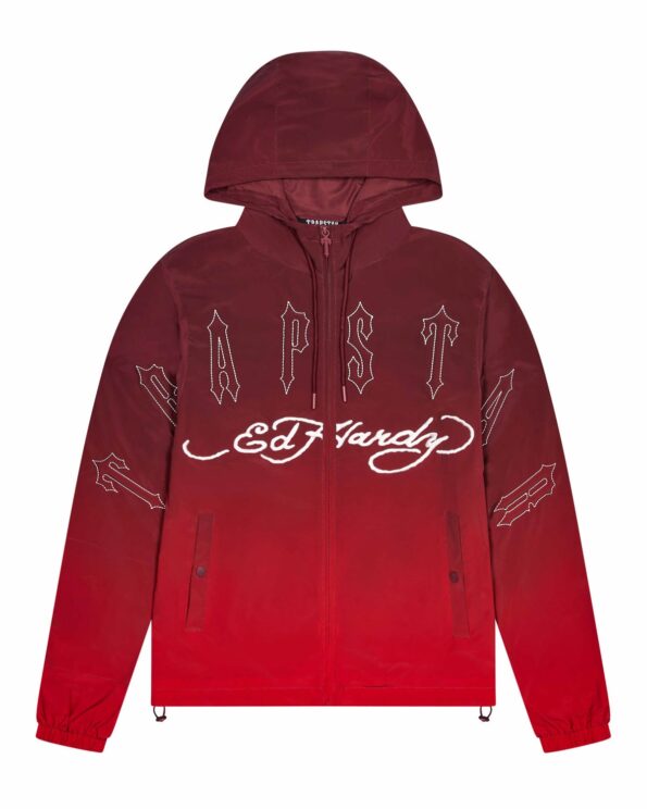 TRAPSTAR X ED HARDY WINDBREAKER – RED