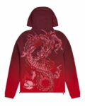 TRAPSTAR X ED HARDY WINDBREAKER – RED Vibrant red shell with signature Trapstar x Ed Hardy graphics Durable wind and water-resistant fabric Adjustable hood and cuffs for a custom fit Front zip closure and secure pockets Limited edition — own a piece of urban art.