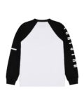 TRAPSTAR X SLAWN WAFFLE LS TOP – BLACK/WHITE