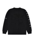 TRAPSTAR X SLAWN WAFFLE LS TOP – BLACK/REFLECTIVE