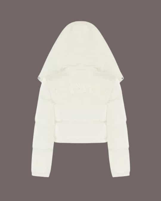 Women's Irongate Detachable Hooded Puffer Jacket Green White
