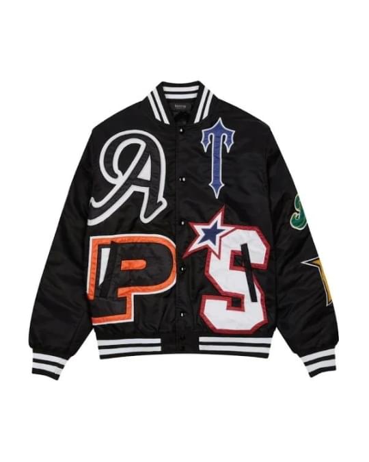 Trapstar Varsity Jacket black